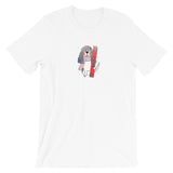 tri ski bum | unisex cavalier king charles spaniel t-shirt