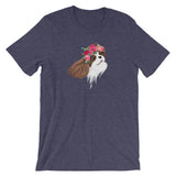 blenheim flower crown cav | unisex cavalier king charles spaniel t-shirt