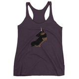 black & tan cavicorn | women's tank