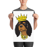 black & tan king | poster
