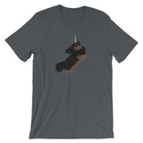 black & tan cavicorn | unisex cavalier king charles spaniel t-shirt