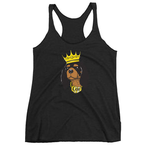 black & tan king | women's tank