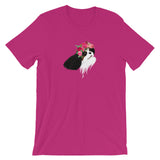 flower crown cav | unisex cavalier king charles spaniel t-shirt