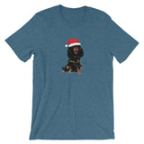 black & tan christmas cav | unisex cavalier king charles spaniel t-shirt