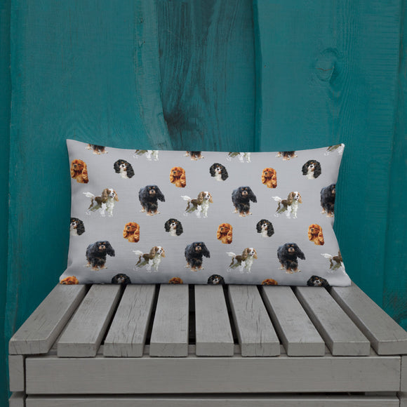 grey cav party | pillow