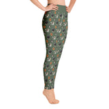 olive cav party | full length yoga pants