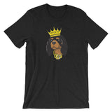 black & tan king | unisex cavalier king charles spaniel t-shirt