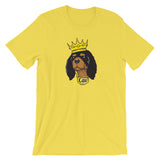 black & tan king | unisex cavalier king charles spaniel t-shirt
