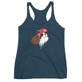 blenheim flower crown | women's tank