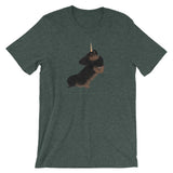 black & tan cavicorn | unisex cavalier king charles spaniel t-shirt