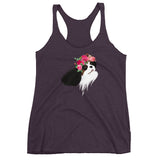 tri flower crown | women's tank
