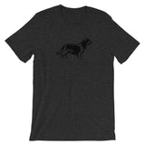 pen and ink cav | unisex cavalier king charles spaniel t-shirt