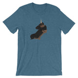 black & tan cavicorn | unisex cavalier king charles spaniel t-shirt