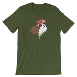 blenheim flower crown cav | unisex cavalier king charles spaniel t-shirt