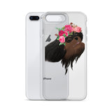 black & tan flower crown cav | iphone case