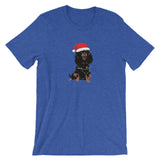 black & tan christmas cav | unisex cavalier king charles spaniel t-shirt