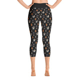 black cav party | capri yoga pants