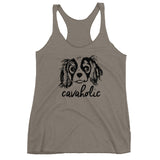 cavaholic | women's cavalier king charles spaniel tank top