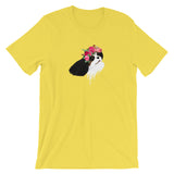 flower crown cav | unisex cavalier king charles spaniel t-shirt