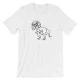 cavasaurus | unisex cavalier king charles spaniel t-shirt