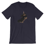 black & tan cavicorn | unisex cavalier king charles spaniel t-shirt