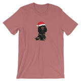 black & tan christmas cav | unisex cavalier king charles spaniel t-shirt