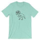 cavasaurus | unisex cavalier king charles spaniel t-shirt