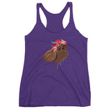ruby flower crown | women's tank