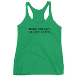 make america fluffy again | women's tank