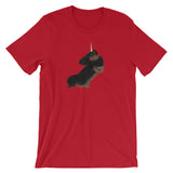 black & tan cavicorn | unisex cavalier king charles spaniel t-shirt