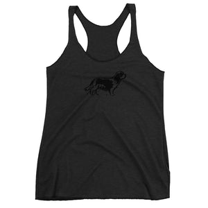 pen & ink cav | women's cavalier king charles tank top