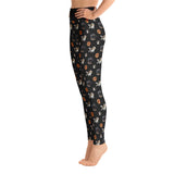 black cav party | full length yoga pants