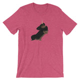 black & tan cavicorn | unisex cavalier king charles spaniel t-shirt
