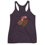 ruby flower crown | women's tank