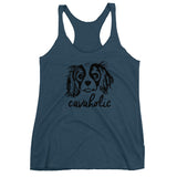 cavaholic | women's cavalier king charles spaniel tank top