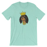black & tan king | unisex cavalier king charles spaniel t-shirt