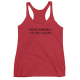 make america fluffy again | women's tank
