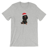 black & tan christmas cav | unisex cavalier king charles spaniel t-shirt