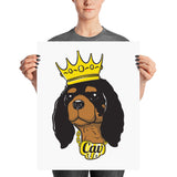 black & tan king | poster