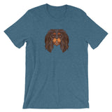 back & tan tattoo | unisex cavalier king charles spaniel t-shirt