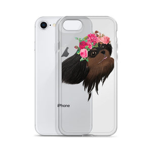 black & tan flower crown cav | iphone case