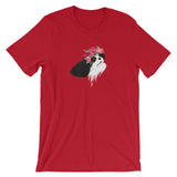 flower crown cav | unisex cavalier king charles spaniel t-shirt