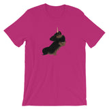 black & tan cavicorn | unisex cavalier king charles spaniel t-shirt