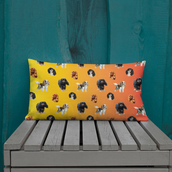 orange cav party | pillow