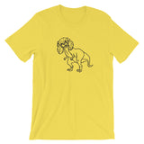 cavasaurus | unisex cavalier king charles spaniel t-shirt