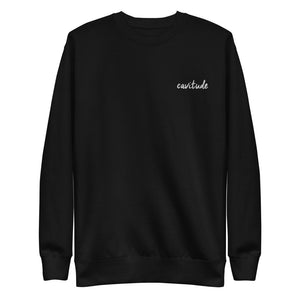 cavitude | embroidered unisex cavalier king charles spaniel unisex fleece pullover