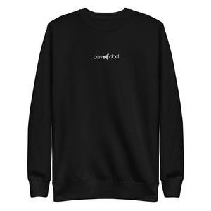 cav dad | embroidered cavalier king charles spaniel fleece pullover