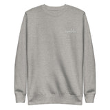 cavaholic | embroidered cavalier king charles spaniel unisex fleece pullover