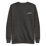 cavaholic | embroidered cavalier king charles spaniel unisex fleece pullover