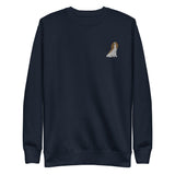 team blenheim | embroidered unisex cavalier king charles spaniel fleece pullover